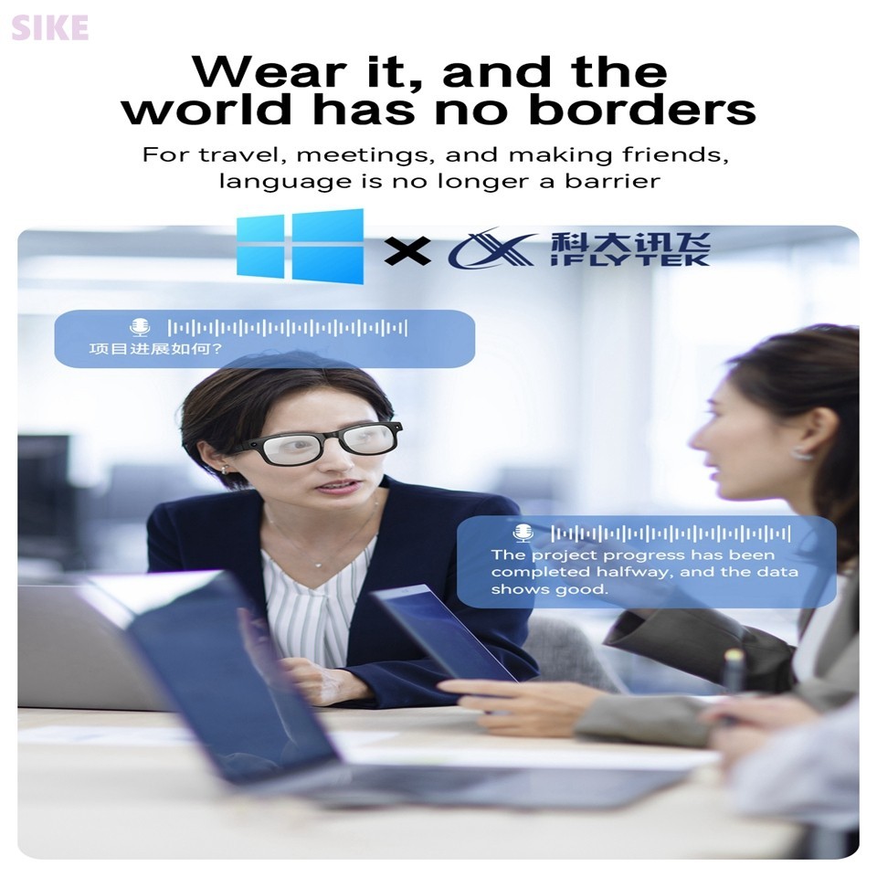 Smart Bluetooth Glasses with Camera, Voice Assistant & Calling Functions