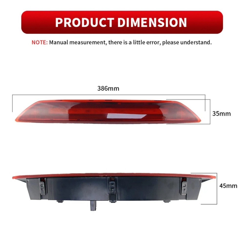 3rd Brake Stop Light Assembly For Ford Transit Custom Tourneo Replace BK3Z13466A