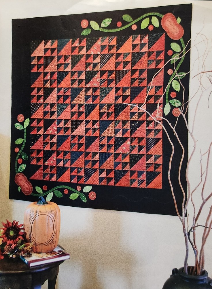 "Autumn Ensemble" Runner, Wall & Pillow Quilt Patterns from 2013 Mag. Conf. Beg.
