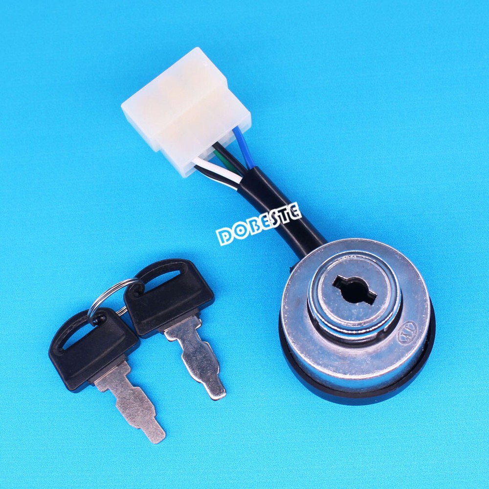 Ignition Key Switch For Harbor Freight Predator Electric Start Engine Generator