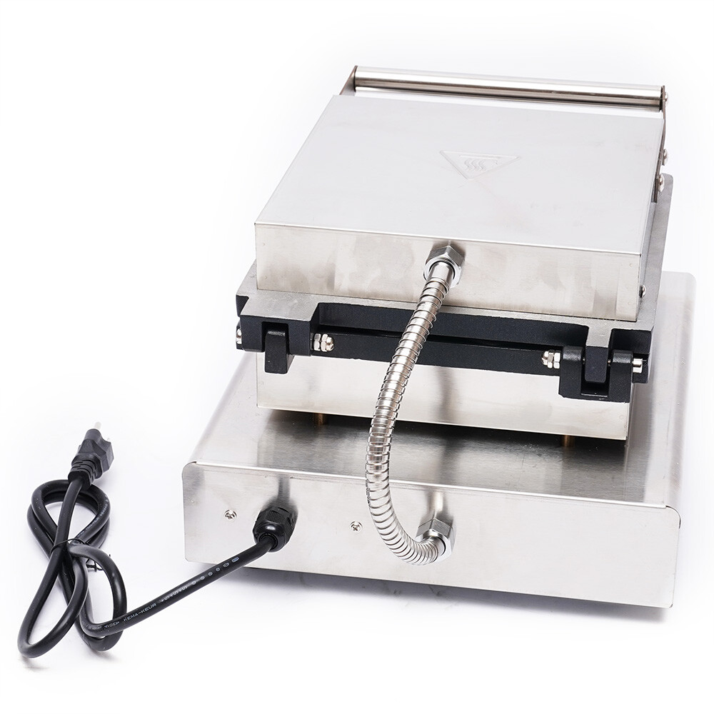 16-Grid Waffle Baker Commercial Nonstick Waffle Machine Time Temperature Control