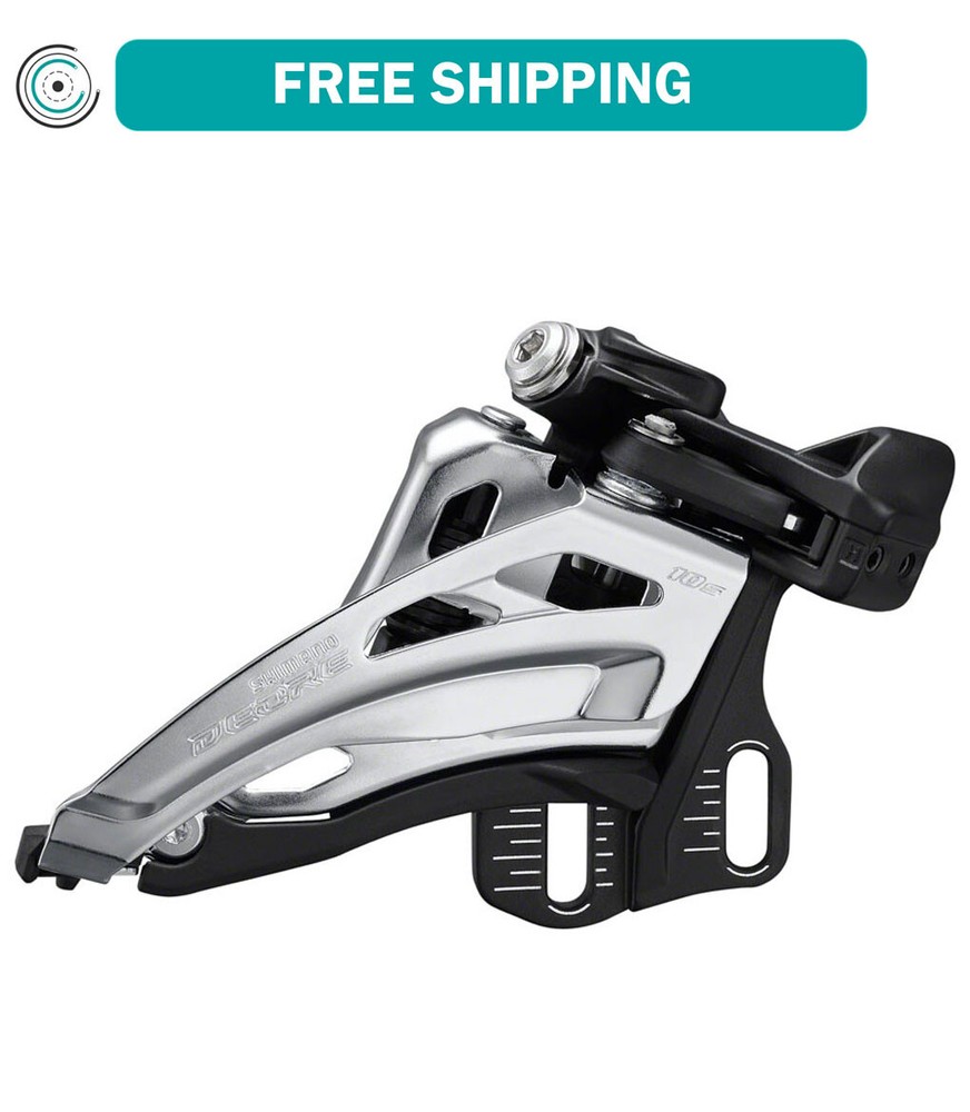 Shimano Deore FD-M4100-E Front Derailleur 10-Speed Double Side Swing Front Pull