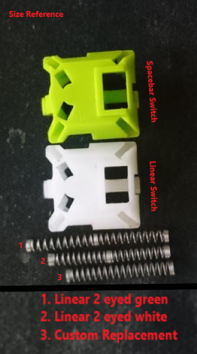 Space Invader Custom Light Weight 50g Springs (110 pack)