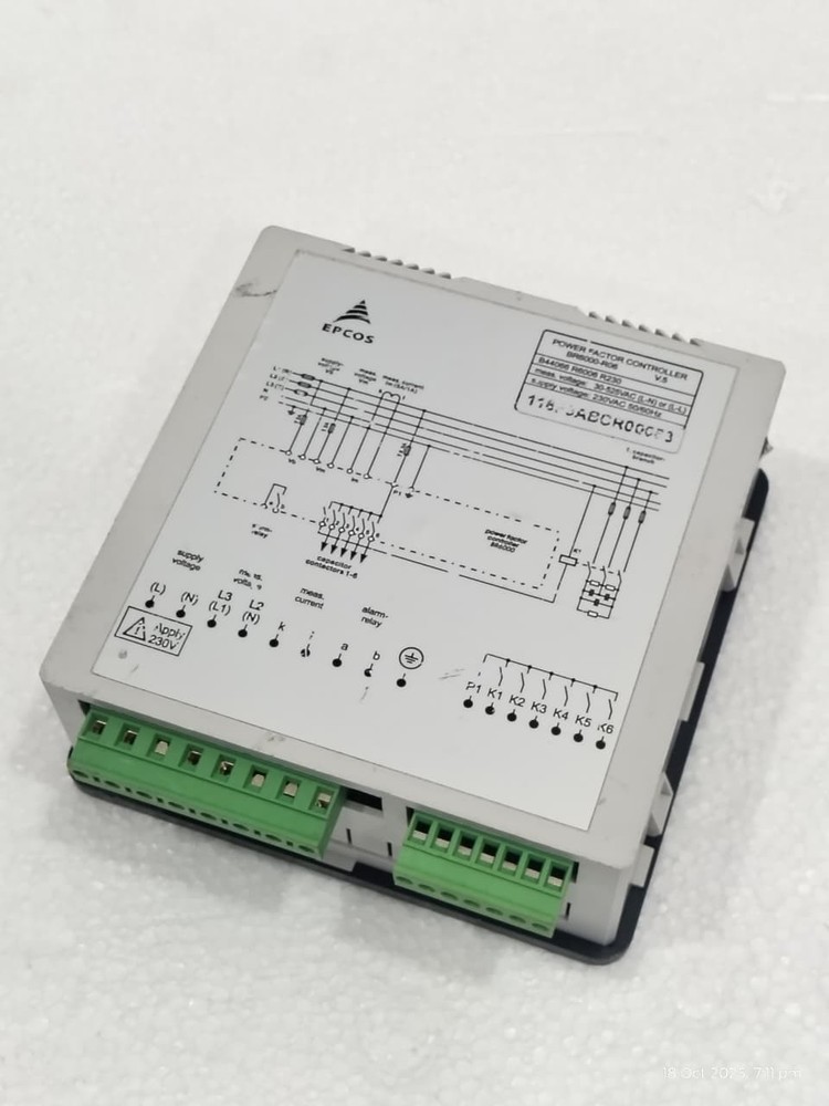 Epcos BR6000 Power Factor Controller BR6000-R06 V.5 230VAC 50/60Hz Free Shipping