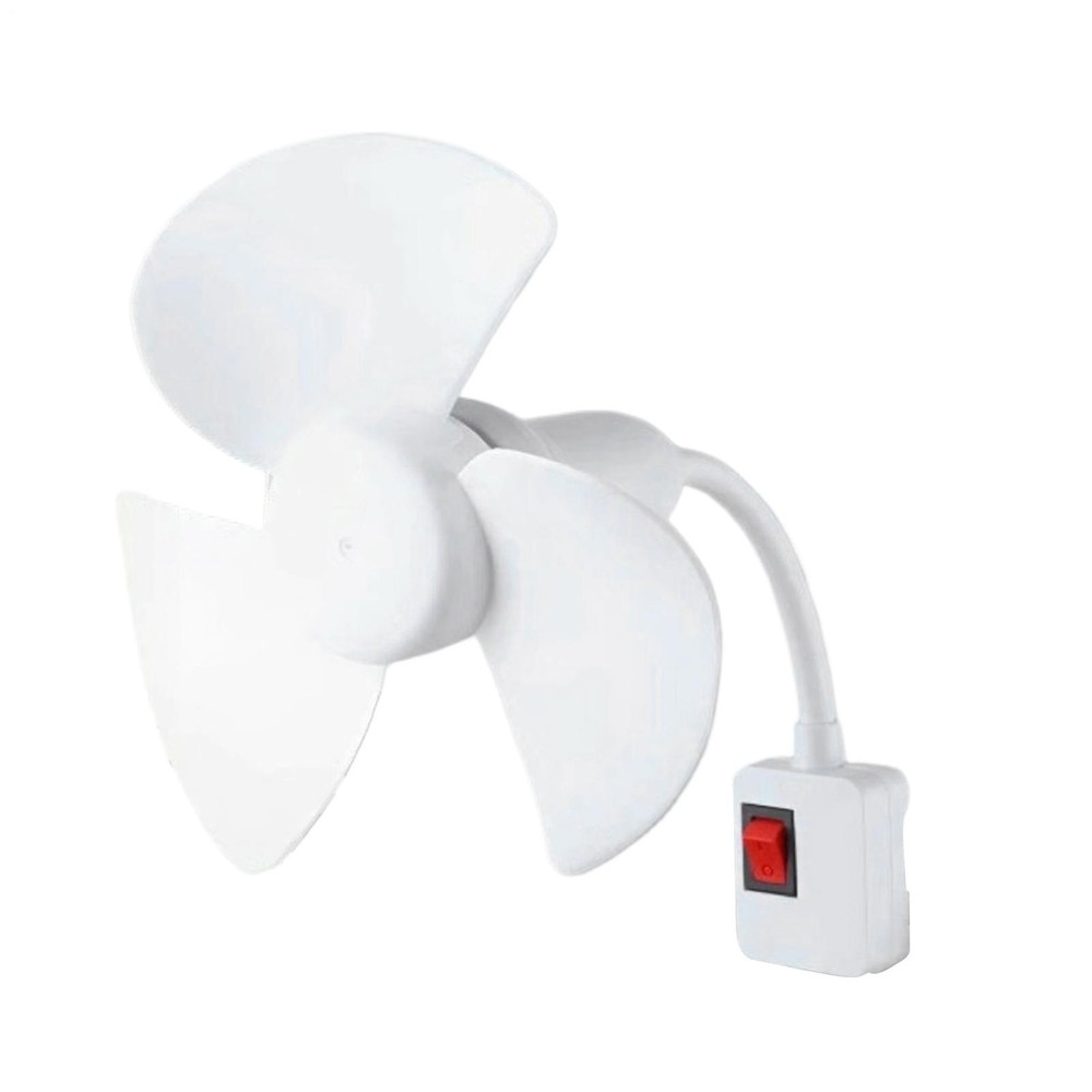 Socket Fan Kit with Plug Adapter – Mini Quiet Electric Fan