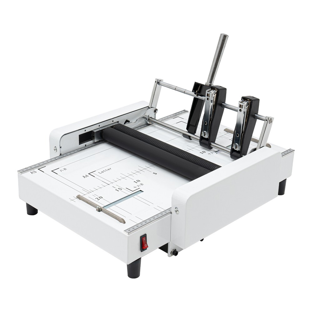 A3 Booklet Folding Binding Machine Paper Stapling Making Book Stapler Office new