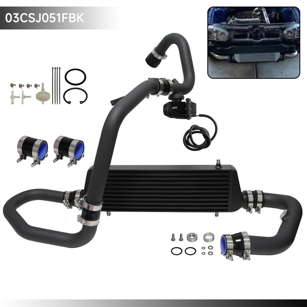 Intercooler Pipe Kit W/ Sensor Flange +BOV For VW Jetta Golf GTI MK4 1.8T 98-05