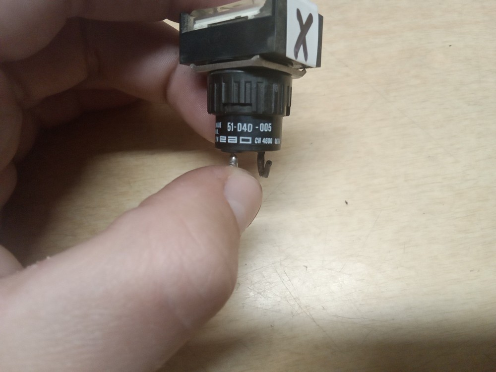 EAO 51-040-005 60V/12W "B" White Indicator Light