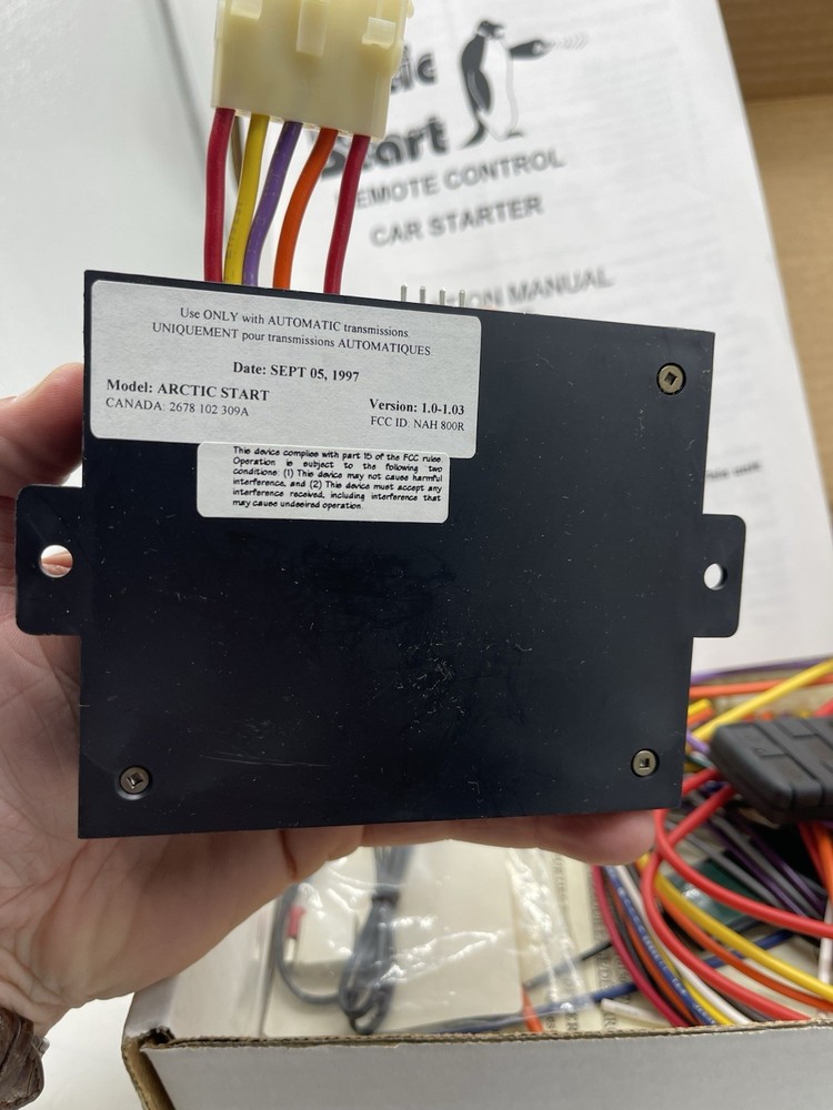 Arctic Start Remote Control Starter Kit Version 1 1997