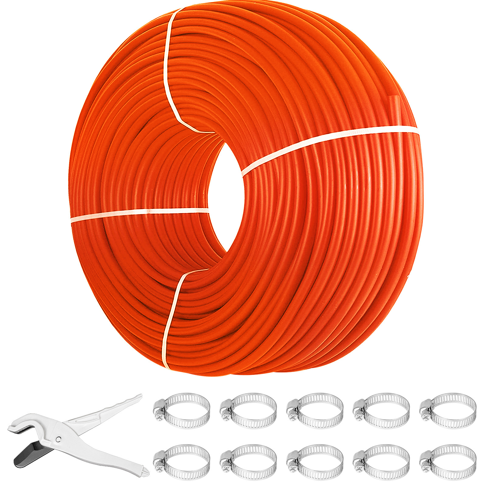 Uimoso 1/2" x 1000ft Pex Tubing Oxygen Barrier Pex-B Pipe Red Radiant Floor Heat