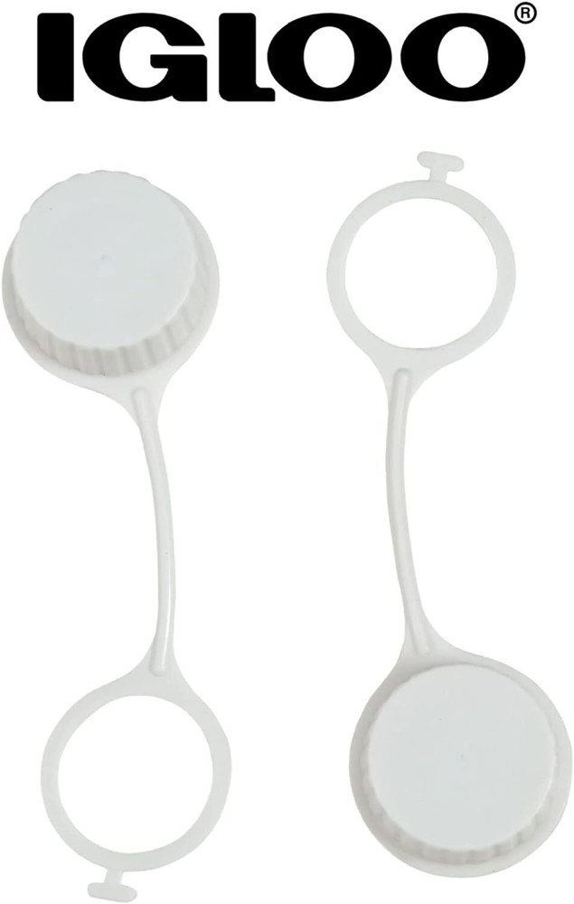 Igloo Plug Stopper Small White Replacement For 50 Quart Coolers Threaded Cap