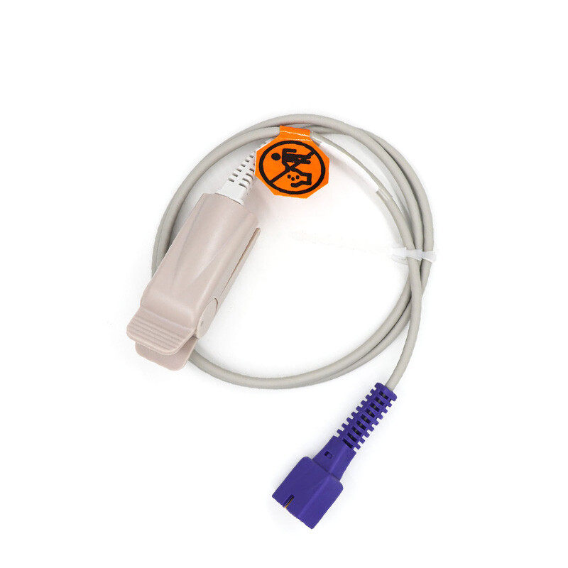 US Fit For DS-100A Oximax Adult Finger Clip SpO2 Sensor Blood Oxygen Probe 9Pin