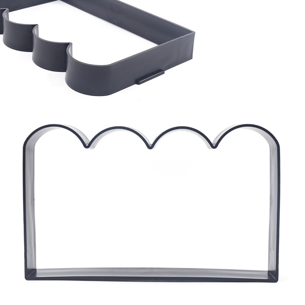 DIY Garden Fence Concrete Mold for Pathways, Sidewalks & Edging