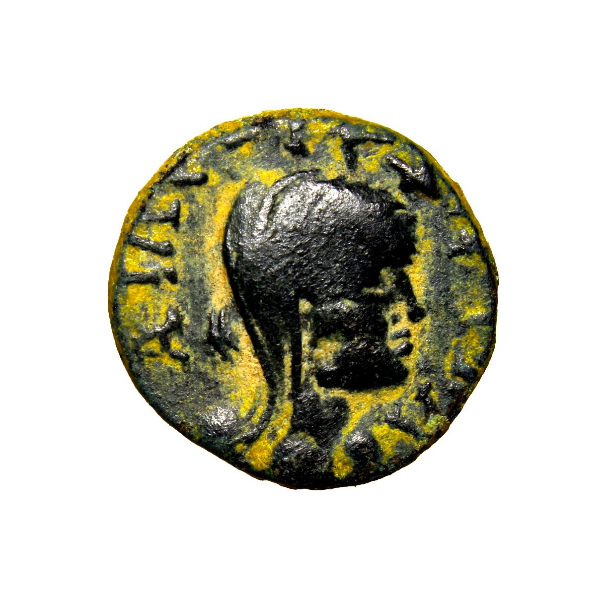 VERY RARE !!! DECAPOLIS. Philadelphia. Elagabalus (218-222). Best Example Coin