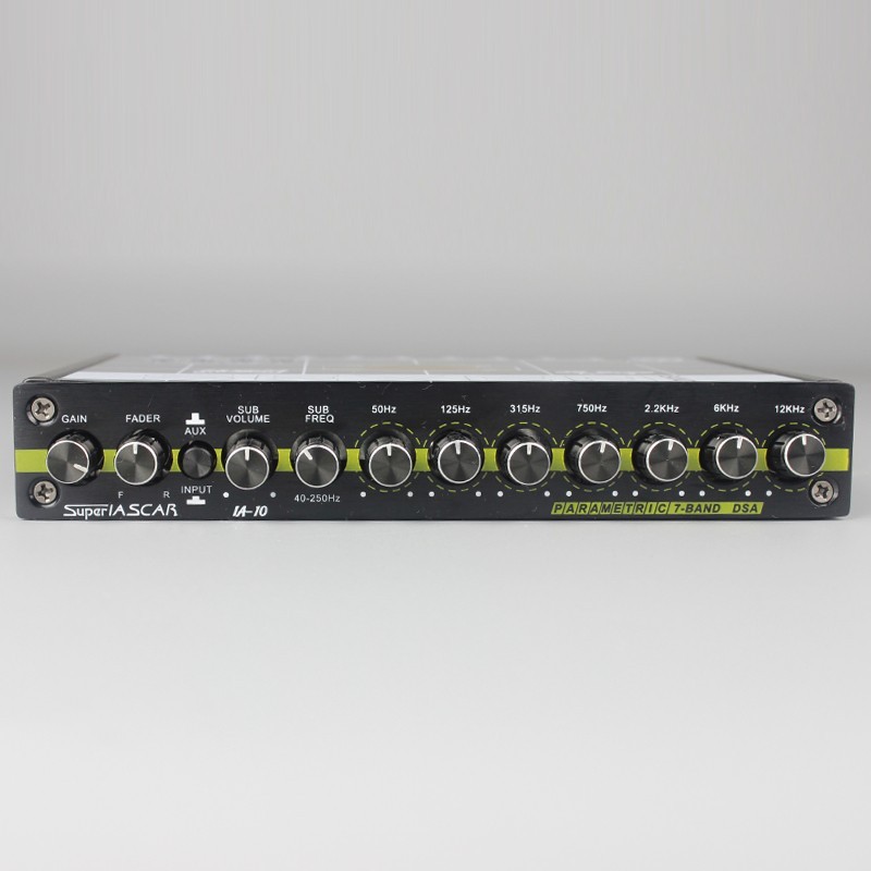 Car EQ7 Audio Equalizer Epicenter Sound Processor Bass Maximizer Sub Output