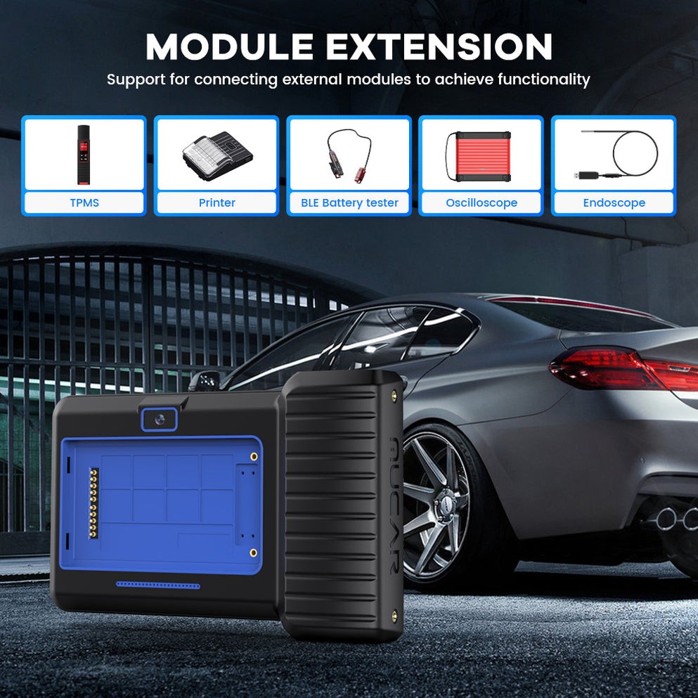 MUCAR VO7 Auto Diagnostic Tool Active Test Scanner ECU Code 28+Reset FREE Update