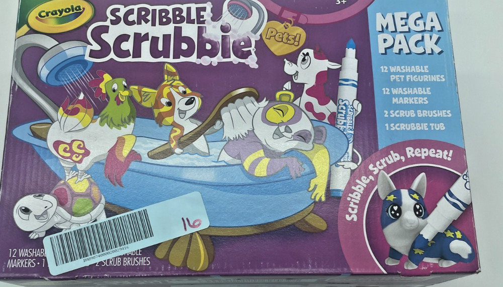 Crayola Scribble Scrubbies Mega Pack (12 Pets) NEW