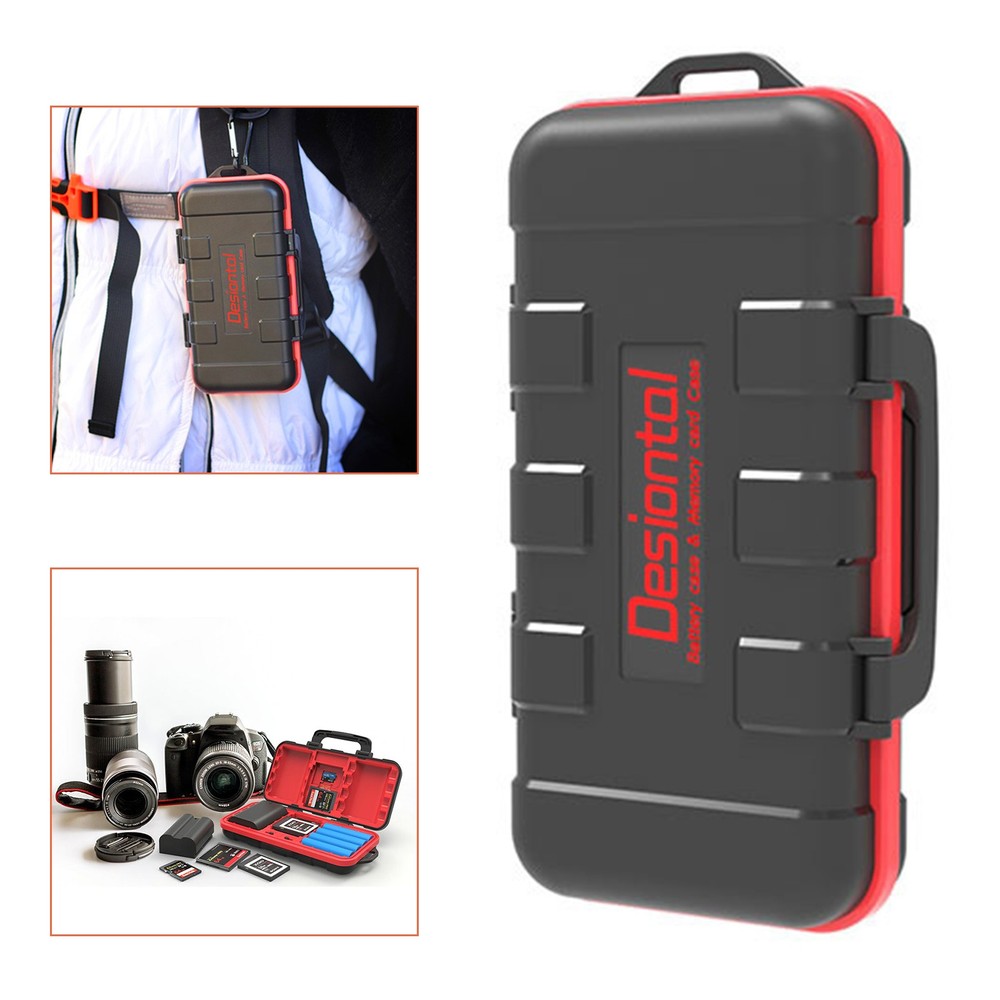 Camera Memory Card Protective Box Camera Battery Box SD/TF Card Storage Box Set