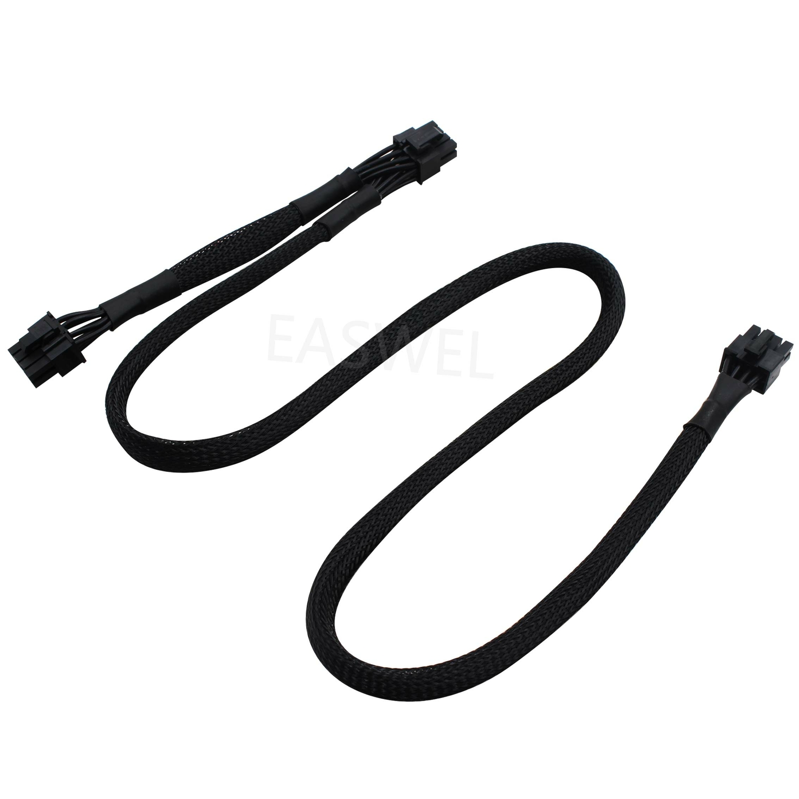 8 PIN to two 6+2 PIN PCIE Power modular cable for Corsair CX550M CX650M CX750M