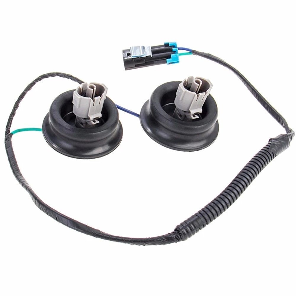 2X Knock Sensor with Harness Pair Kit for Chevy Silverado 1500 GMC Sierra Hummer