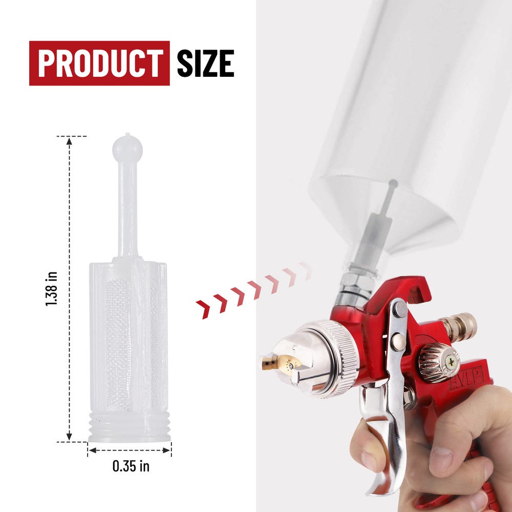 1PCS For Connector M16*1.5mm External Thread Red Spray Gun Adapter Universal