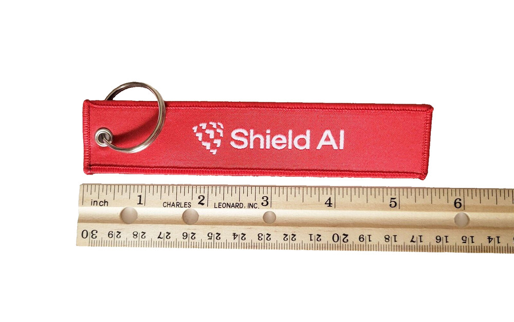 Shield AI / Insert AI Before Flight Keychain Tag Military