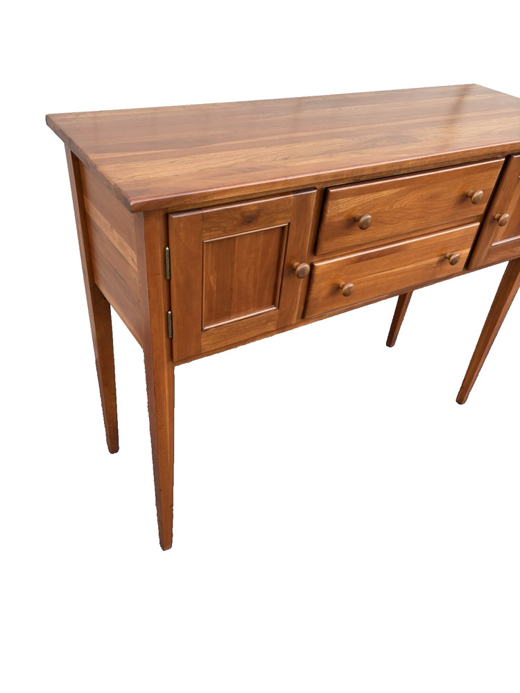 67224 Solid Cherrry Hepplewhite Sideboard Buffet Cabinet