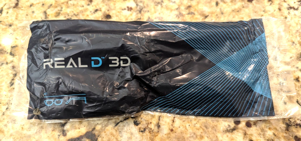 Real D 3D Glasses  Set of One Sealed