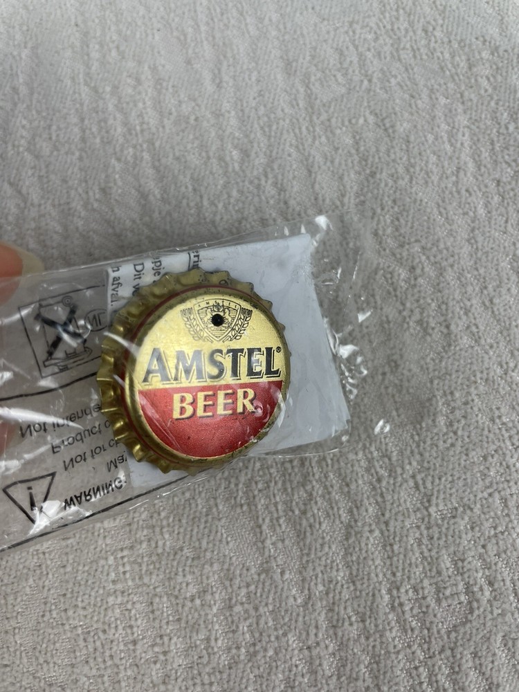 Amstel Light Golden Bottle Cap Light Up Illuminated Pin