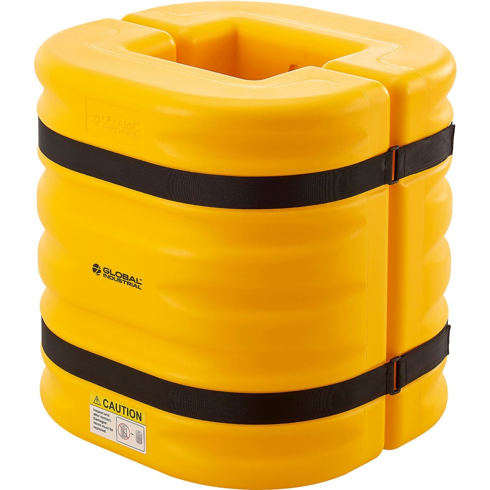 Global Industrial Column Protector 10" Opening 24"H Yellow