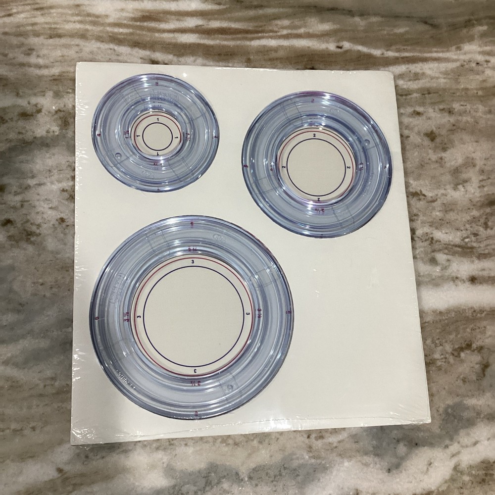 Creative Memories Custom Cutting System Circle Patterns & Template NEW