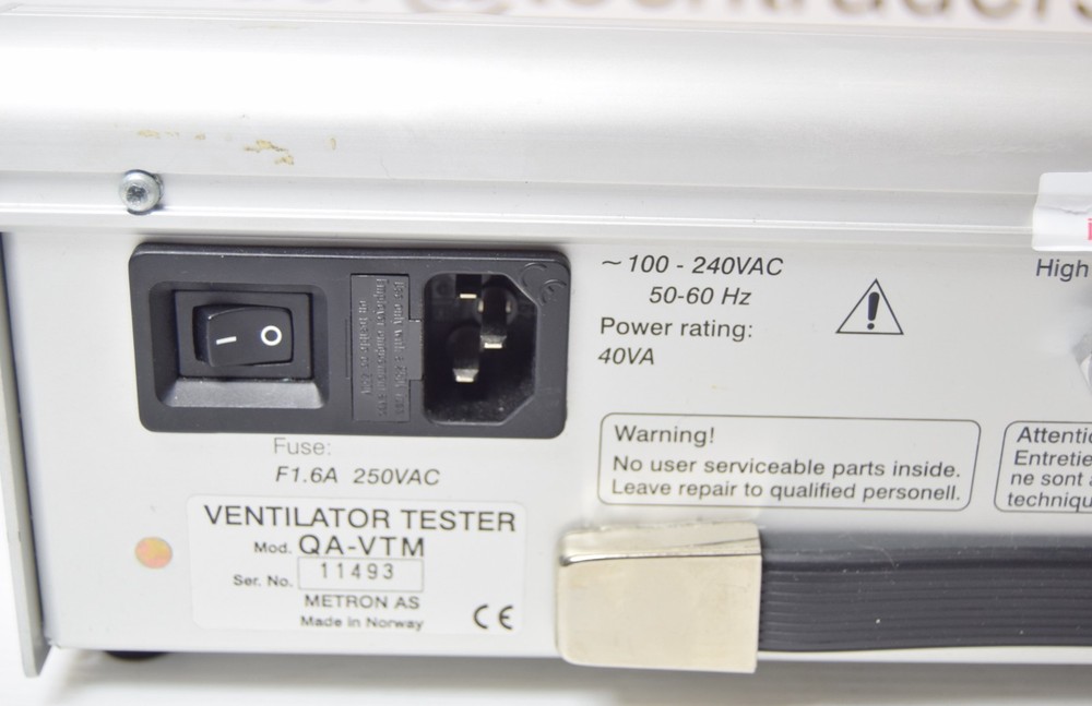 METRON QA-VTM Ventilator testing system