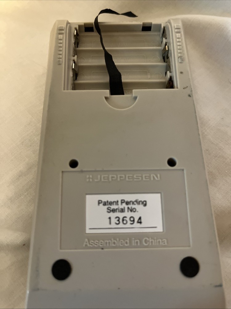 Jeppesen Tech Star Electronic Airplane Flight Computer Tested Works READ