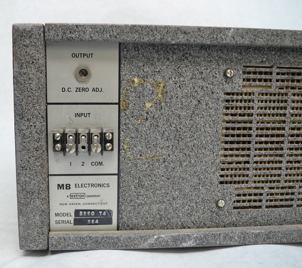 MB Electronics 2250MB Power Amplifier 2250-T4