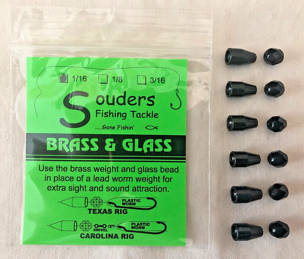 1/16 oz Brass & Glass Combo Pack- Black