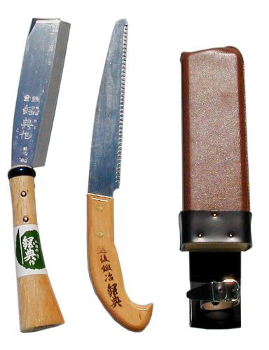 KANENORI Hatchet NATA Machete  Chopper 180mm and Saw 210mm C-50 JAPAN