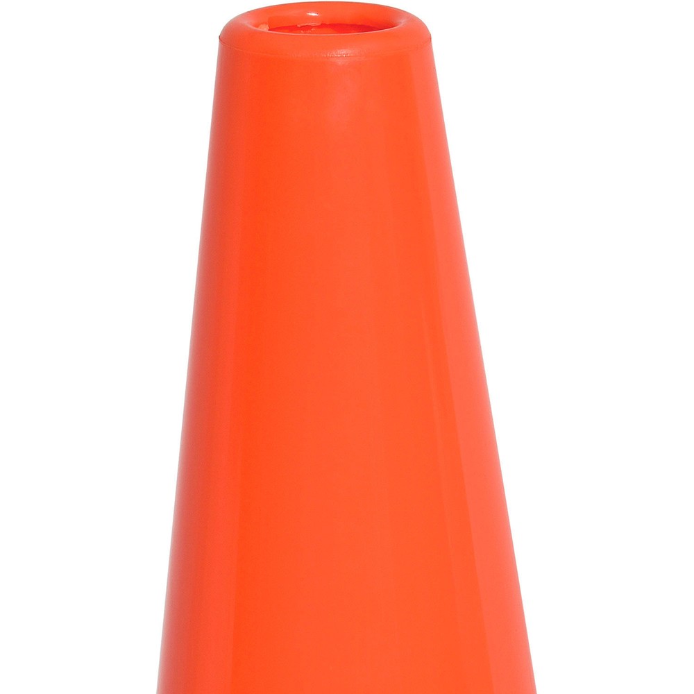 36" Non-Reflective Traffic Cone Solid Orange Base 10 lbs