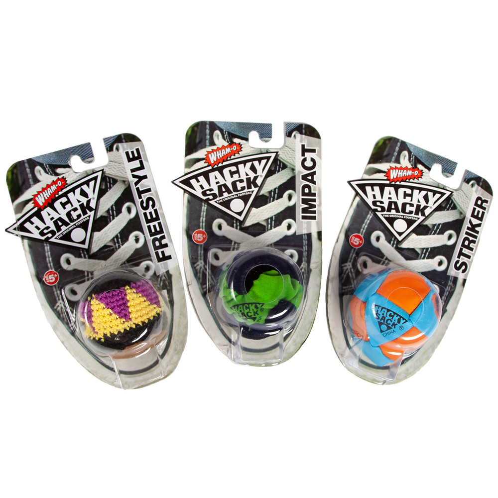 Hand Stitched Official Hacky Sack, Impact Green & Black