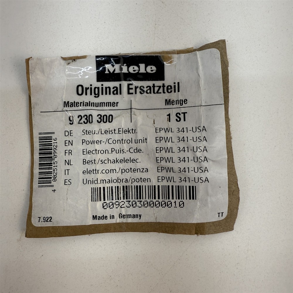 Miele Beverage Unit Operating unit 8700 LOWS 10538441
