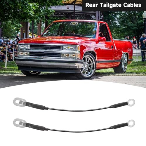 Rear Tailgate Lift Support Cables Tailgate Lift Support Straps - Compatible
