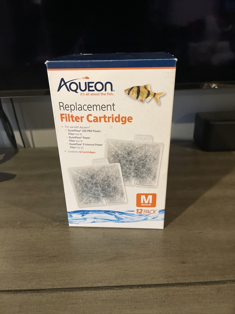 Aqueon QuietFlow Replacement Filter Cartridge Medium 12 pack