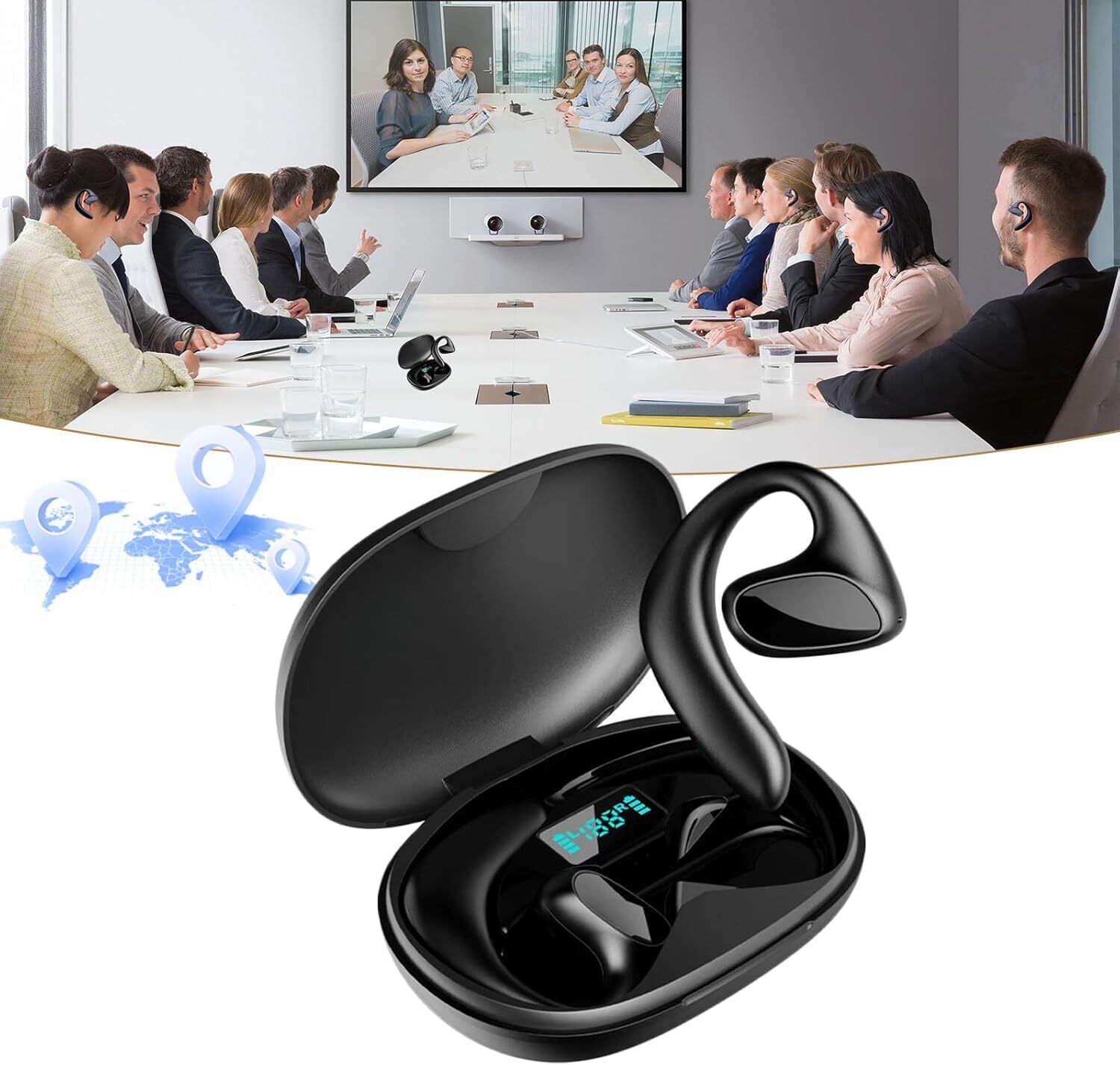 Talkbuds Translator, Qinux Talkbuds, Talk Buds Translator, Vylaras ai Earbuds