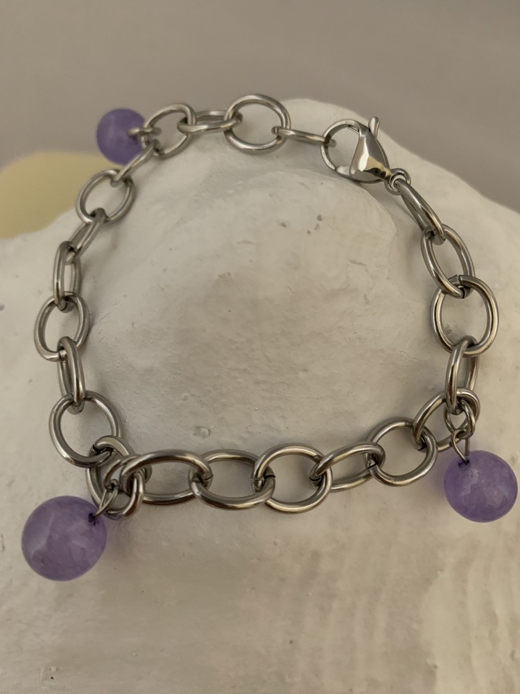 Chain Purple Bracelet
