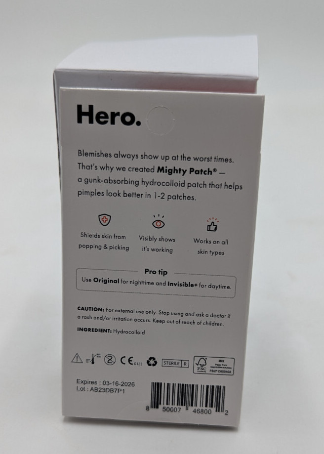 6 PACK OF Hero Mighty Patch Duo - 12ct