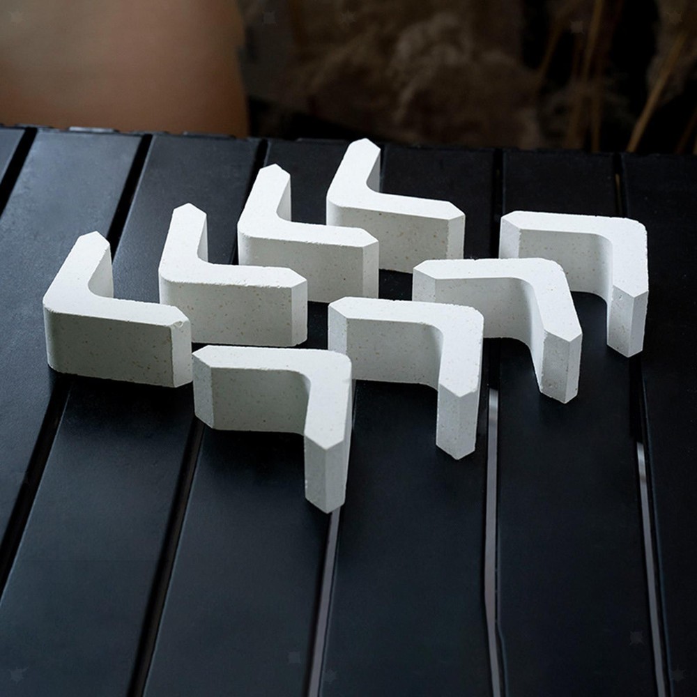 8 Pieces Pottery Kiln Posts Stackable Reusable Supporting Support Stilts