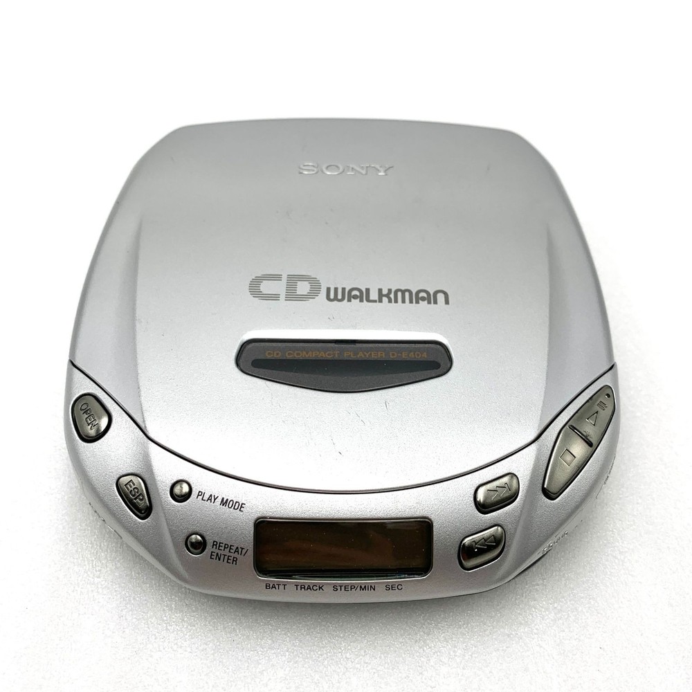SONY D E404 CD Walkman Portable Player Timepiece Audio Device Genuine