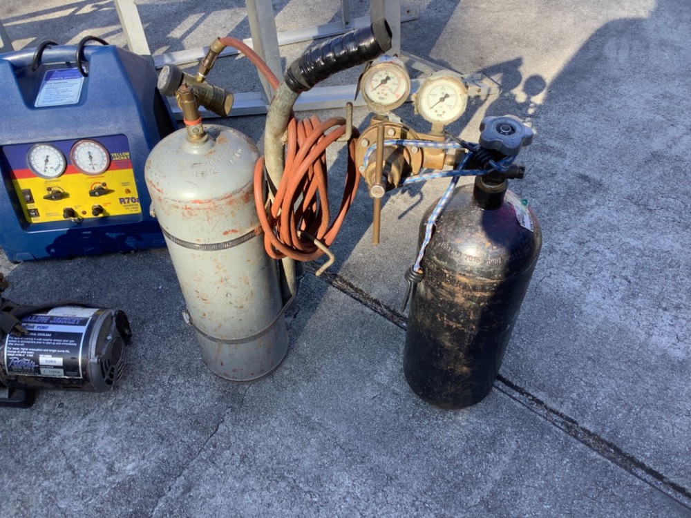 LARGE HVAC TOOLS, SUPPLIES, MATERIALS LOT