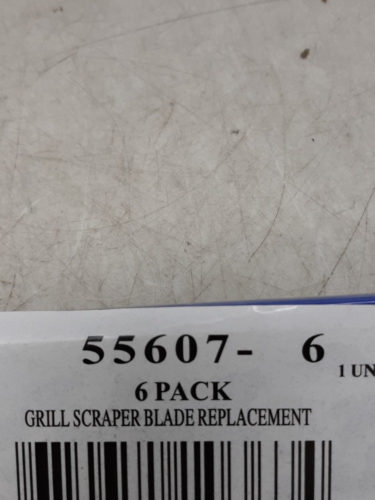 Grill Scraper Blade Replacement 6 Pack Model 55607-6