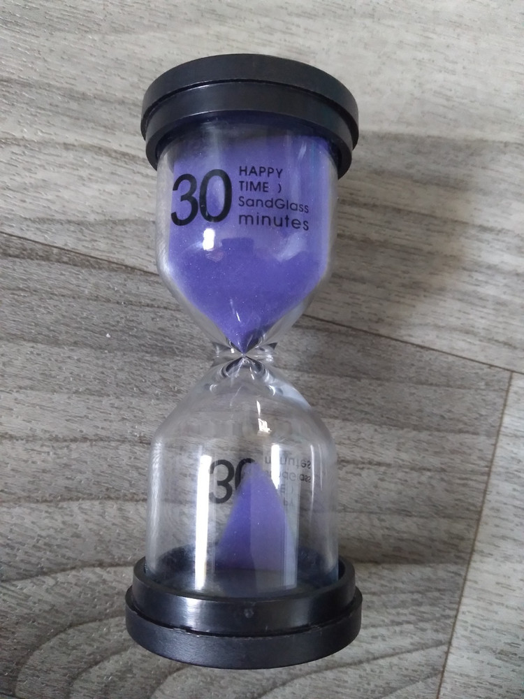 Purple Sand Glass Timer 30 minutes