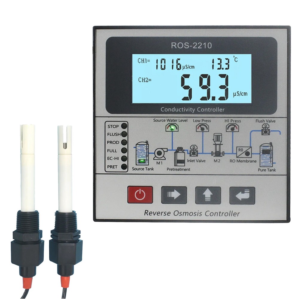 LCD Reverse Osmosis System RO Controller TDS Conductivity RO Control